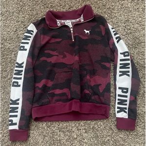 Pink Camo Pullover